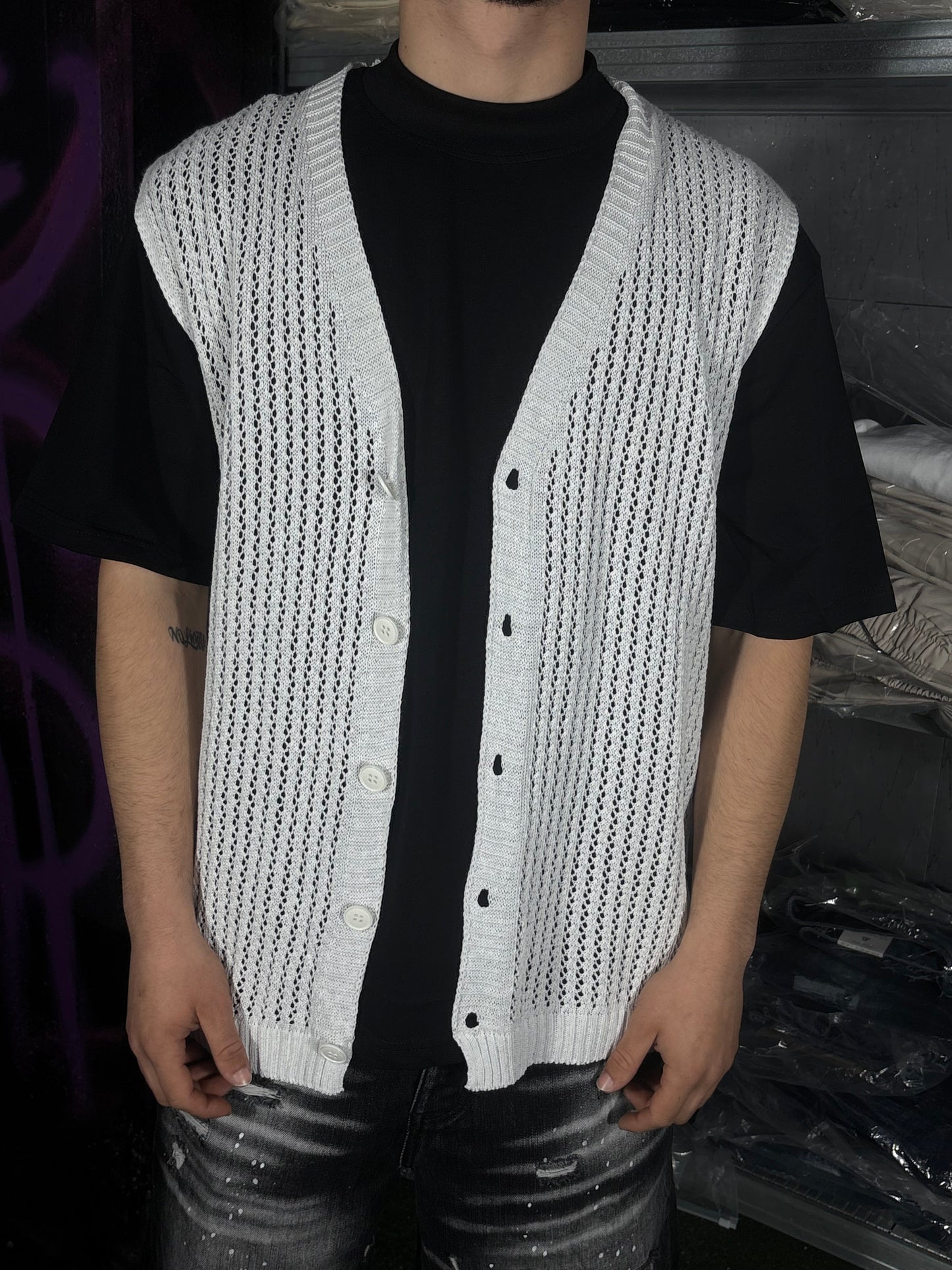 CARDIGAN WHITE SHARM